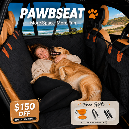 PAWBSEAT – Hard Bottom Dog Car Seat Protector