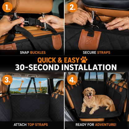 PAWBSEAT – Hard Bottom Dog Car Seat Protector